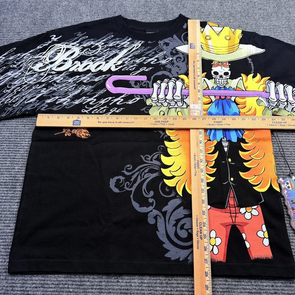 Civilregime x One Piece Brook Soul King 199X Oversized Tee Medium Black Sold Out - Picture 4 of 6
